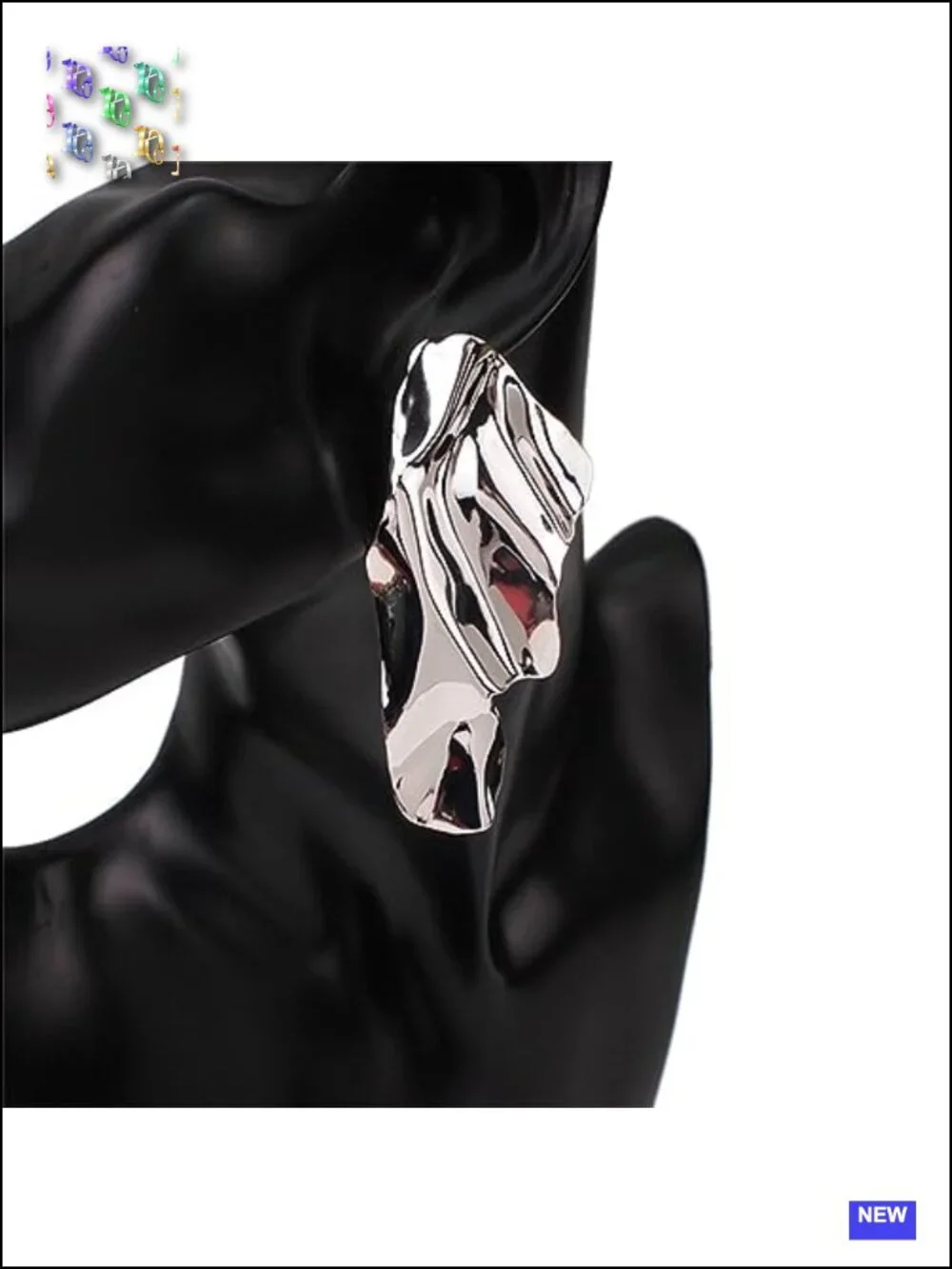 Geometric Texture Drop Earrings for Women Hypoallergenic Alloy Minimalist